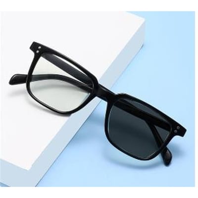 UV-Beschermd Gepolariseerd UV-Bescherming Lichtgewicht Comfortabel Duurzaam Hoge Kwaliteit High End Vierkant Vormig Man Vrouw Photochromic brown