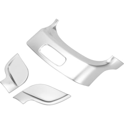 3 stuks Armsteun Box Schakelaar Sierlijst Cover Decoratie Geschikt voor Mercedes Benz W247 X247 2019+(Verchroomd ) white