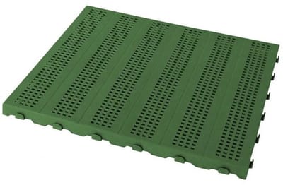 Geperforeerde kunststof tegels voor buiten en tuin - 60 x 60 cm, verpakking van 4 stuks