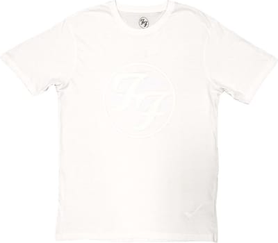 Foo Fighters - FF Logo Heren T-shirt - S - Wit
