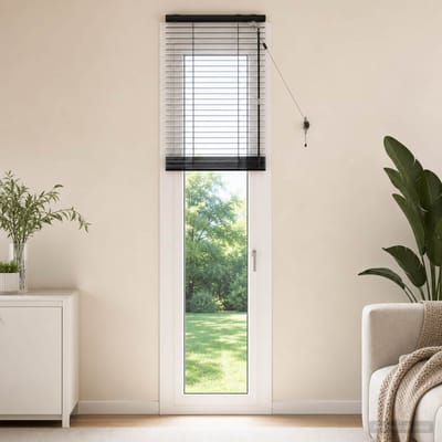 vidaXL - Venetiaanse - jaloezie - Zwart - 40 - x - 250 - cm - 35 - mm