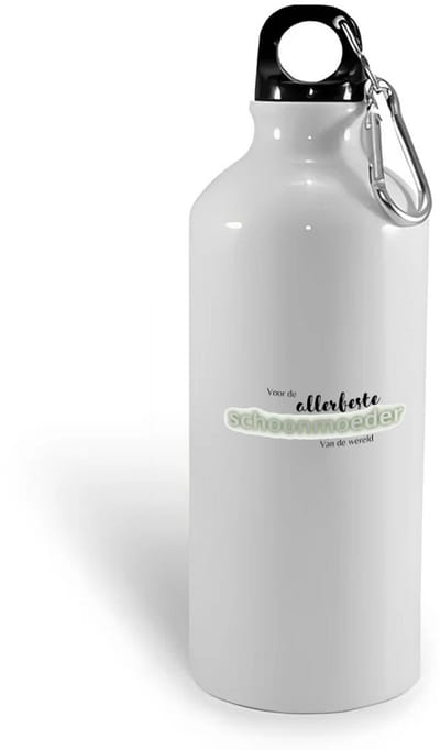 Hacebo® - voor de allerbeste schoonmoeder van de wereld waterfles - Mama - de beste schoonmoeder - Moeder cadeautjes - moederdag - verjaardagscadeau - verjaardag - cadeau - geschenk - kado - gift - moeder artikelen - water fles - 400ML