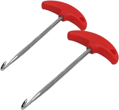 Schaats Veterspanner - Schoen Trekker - Veters Aantrekken - Ergonomische Grip - 18 x 9 cm - Zwart