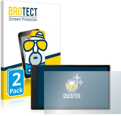 BROTECT - Screenprotector voor Garmin DriveSmart 66 - Folie Beschermfolie matte 2 Stuks