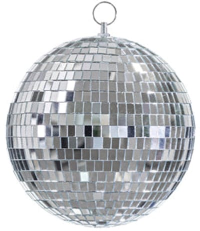 Hangende decoratie discobal, 20 cm
