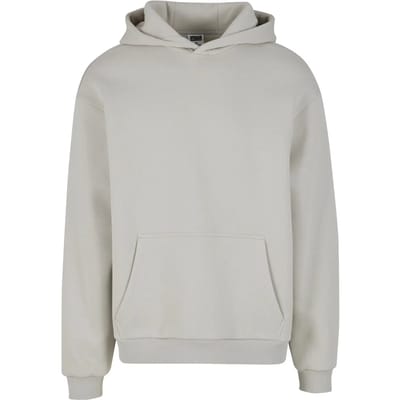 Urban Classics - Fluffy Hoodie/trui - S - Grijs
