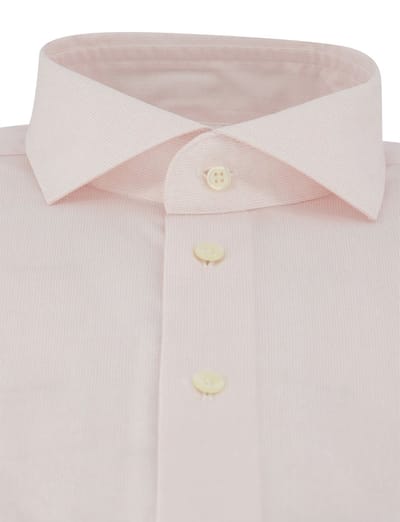 Overhemd Michealis slim fit strijkvrij roze