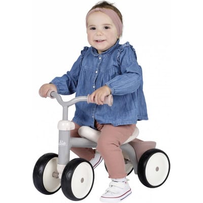Smoby Rookie - Loopfiets - Step - Roze - Ontdek de Wereld op Vier Wielen!