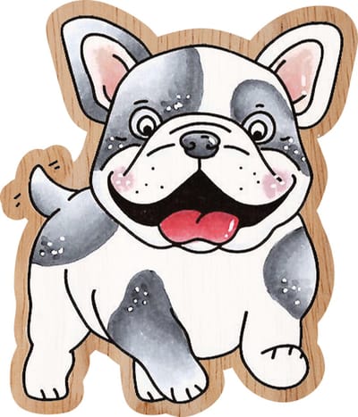 Wooden stamp Buddy - Friendz nr. 580