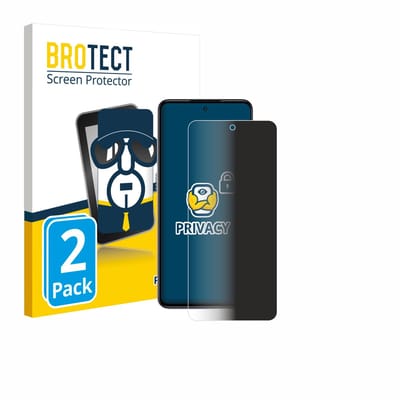 BROTECT - privacy screenprotector voor realme P4x 5G - Folie Beschermfolie Blauwlichtfilter 2 Stuks