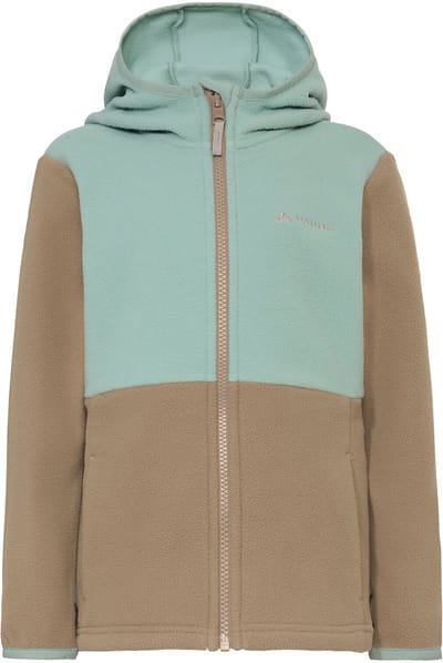 VAUDE Pulex Hooded Jacket II, Fleece jas, Kids Outdoor Sportjassen, Niet Waterdicht, Niet Winddicht, Fleece, Capuchon,