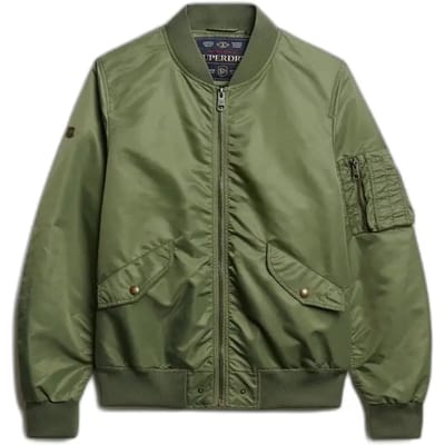 Superdry Merchant Ma1 Bomberjack Groen S Man