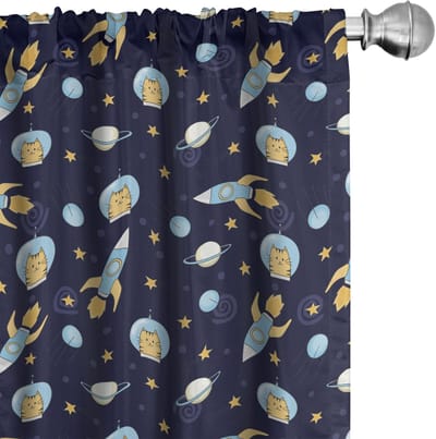 ABAKUHAUS Platz Voorhangen – 2x75x225 cm – microvezel – halfdonkerend