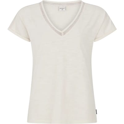 Protest PRTMondaysi – T shirt Dames – Korte mouwen – V hals – Loose fit – Wit