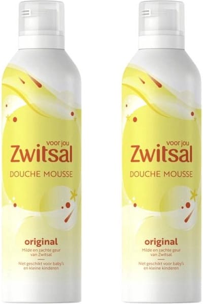 Zwitsal Shower Mousse 2 x 200 ml