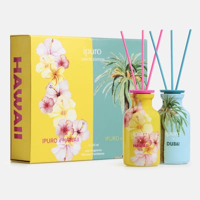 Ipuro Geurstokjes Giftset Hawai & Dubai 2 x 50 ml