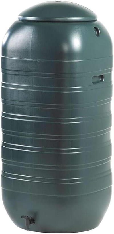 Regenton - Water Opslag - Tuin Water Geven - Inclusief Kraan - 250 Liter - Groen