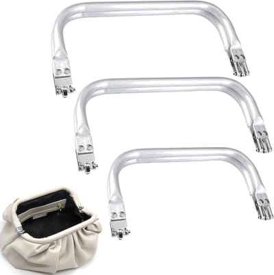 Set van 3 Aluminium Portemonnee Frames met U-Vormige Handvatten en Vervangende Klemmen voor Draagbare Geldbeugels