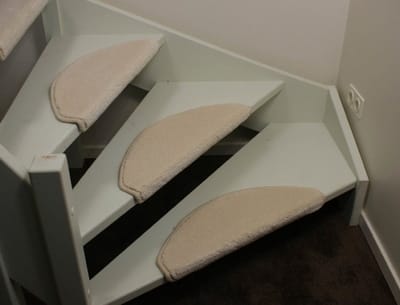 Elite Trapmatten - 15 stuks - Wild Romance Wit - 56x17x3,5cm - halve maantjes