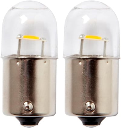 LED Gloeidraadlampen - Filamentlampen R245 - Interieur Verlichting - Hogere Trillingsbestendigheid - 12V 10W - Wit