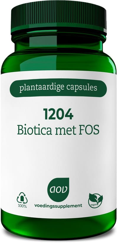 AOV 1204 Biotica met FOS - 30 vegacaps - Biotica - Voedingssupplement