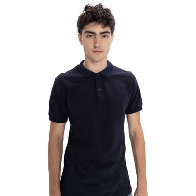 Polokraag Knop T-Shirt