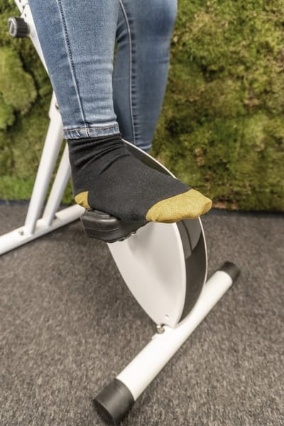Worktrainer - Deskbike - Trappersokken - 7 x 10,5 x 4 cm - Zwart