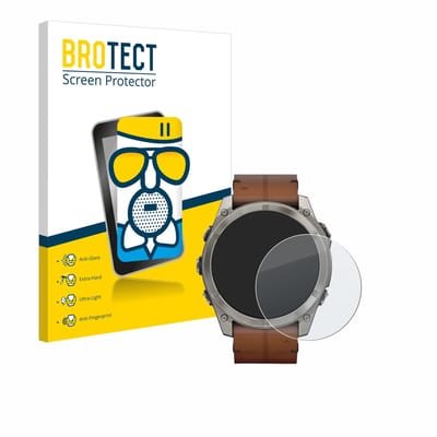 BROTECT - Screenprotector voor Garmin Fenix 8 / 8 Pro / 9 (51 mm) - Folie Beschermfolie Beschermglas matte
