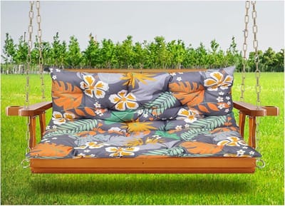 Tuinstoel Kussens - Schommelstoel Kussen Bank - Buiten Ontspannen - Waterdicht en UV-bestendig - 150 x 100 cm - Grijs