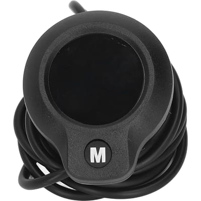 LCD Display voor Elektrische Fiets Scooter ABS Rond Elektrische Fiets Gegevens Display LCD Display Meter 3 black