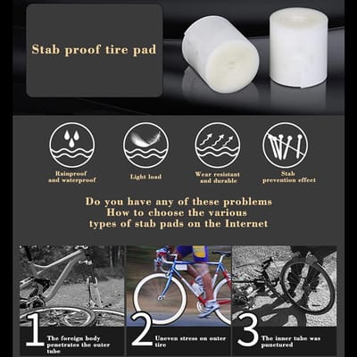 Fietsband Beschermer - Anti-lekke band - Fietsbanden beschermen - Polyurethaan polymeer composiet - 26-29 inch - Wit