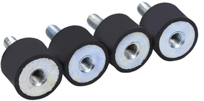 Allecto - Rubber Holders - Anti-Vibratie Isolatoren - Set van 4 Stuks - Geschikt voor Compressoren - Duurzaam en Betrouwbaar - Voor Motoren - M8 M6