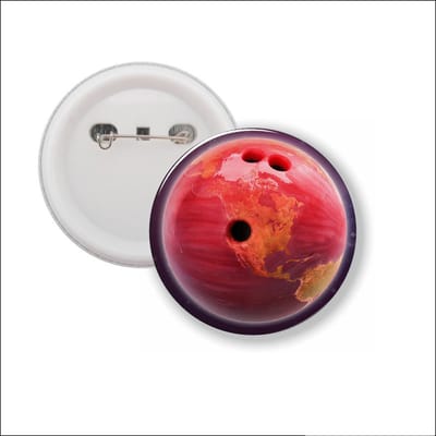 Button Met Speld - Bowlingbal