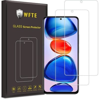 [Verpakking van 2] Gehard glas voor Xiaomi Redmi Note 11 Pro-Xiaomi Poco M4 Pro, 0,26 mm schermbeschermfolie met hoge transparantie[644]