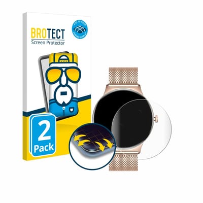 BROTECT - Screenprotector voor LIGE FV12 1.43" - Folie Beschermfolie transparant volledig dekking - 2 Stuks