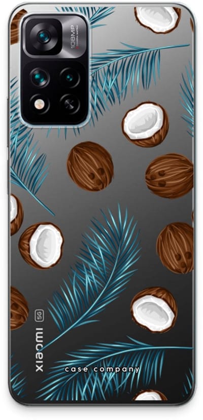 Case Company® - Hoesje geschikt voor Xiaomi 11i hoesje - Kokosnoot - Soft Cover Telefoonhoesje - Bescherming aan alle Kanten en Schermrand