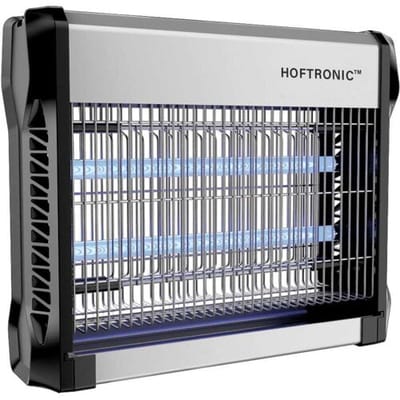 HOFTRONIC Volt - Elektrische Vliegenlamp 4200 Volt - Muggenlamp 16 Watt - Voor 50 m² - Insectenlamp met UV-licht - High Voltage - Met eurostekker en ophangbeugel