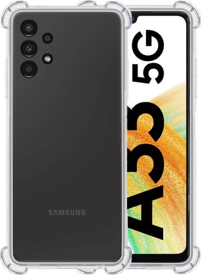 Hoesje geschikt voor Samsung A33 5G – Extreme Shock Case – Cover Transparant