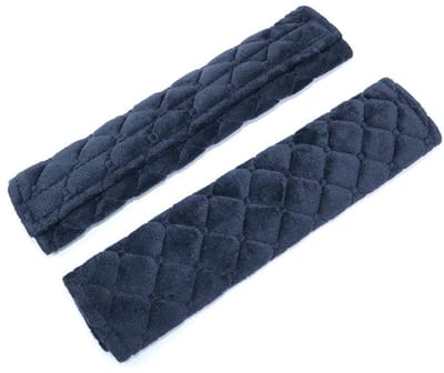 Dailygoods- Veiligheidsgordelbekleding 2 Stuks - Gordelkussen - Veiligheidsgordelbescherming - Comfortabel - Polyester - 27 x 6 cm