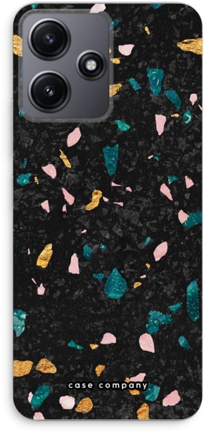 Case Company® - Hoesje geschikt voor Xiaomi Redmi 12 hoesje - Terrazzo N°10 - Soft Cover Telefoonhoesje - Bescherming aan alle Kanten en Schermrand