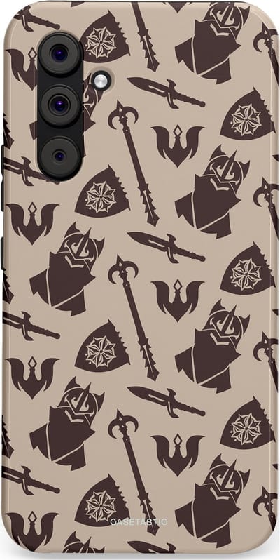 Casetastic Hoesje Geschikt voor Samsung A54 (5G) - Stijlvolle Beschermende Duo-layer Case - Eeuwige paladin