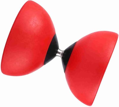 Chinese Yoyo Set - Diabolo Speelgoed - Actief Buitenspel - Duurzaam ABS Materiaal - 45cm Lengte - Rood