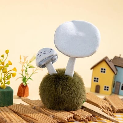 14cm Wilde Paddestoelen Pluche Speelgoed Zachte Pluche Gevulde Paddestoel Bureaublad Ornament Pluizige Plant Schattige Pluche Cadeaus Ideaal Voor Baby Meisje Jongen 14cm сyaan