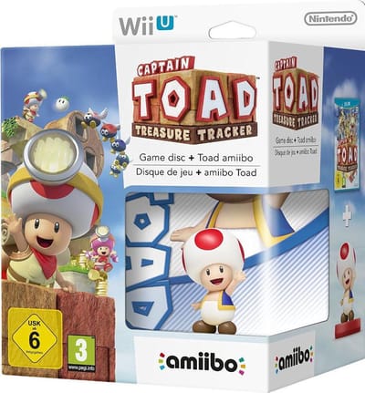 Captain Toad: Treasure Tracker + Toad amiibo bundel - Wii U