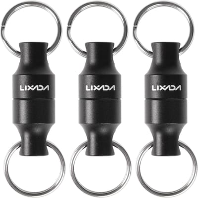 Vliegvissen Magnetische Net Release Holder Keeper Magnet Clip Schepnet Connector met intrekbaar 3 pcs
