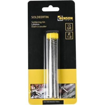 Soldeertin voor soldeerbout - 15 gram - 3 meter - 1 mm dik - solderen