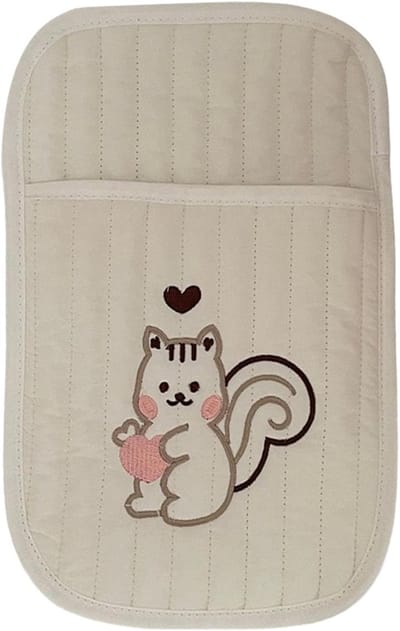 Kinderwagen Caddy - Opbergtas Wiege - Babykamer Organiseren - Huidvriendelijk Katoen - 28 x 16 cm - Meerkleurig