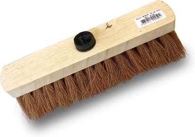 Huishoudelijke Bezems - Kokosvezel Bezems - Binnen en Buiten - Natuurlijke Vulling - 10 Stuks - Natuurlijk