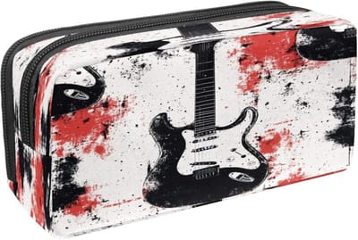 Pennentas Organizer - Etui Potloden - School Werk - Dubbel Compartiment - 21x6x10 cm - Meerkleurig