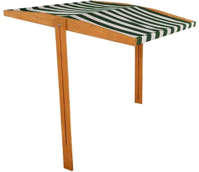 Baby Mix zandbakhoes canvas 120x120 cm groen - Zonnezeil